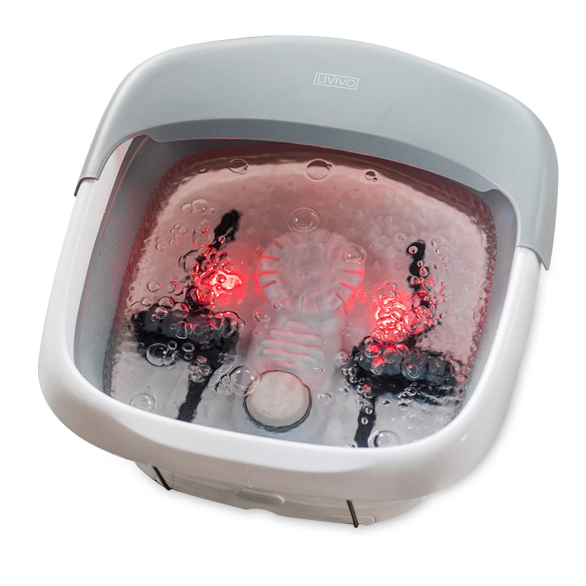 Foot Spa Pedicure Wet Bath Bubble Massage Bucket Feet Therapy Soothing